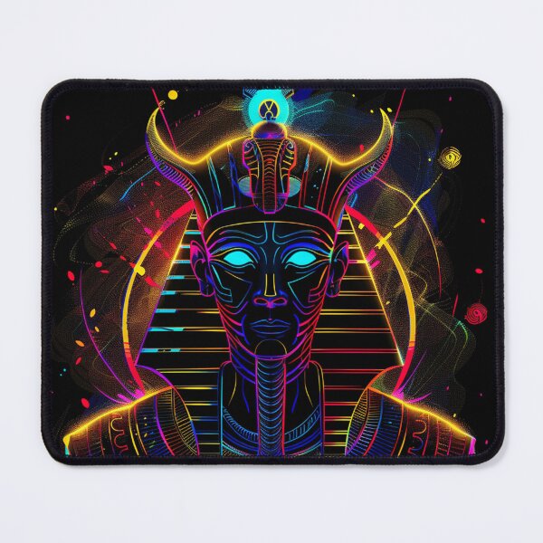Item preview, Egyptian Pharaoh Neon Art 2 designed and sold by AstroRisq.