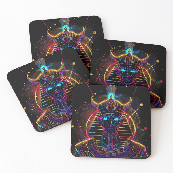 Item preview, Egyptian Pharaoh Neon Art 2 designed and sold by AstroRisq.