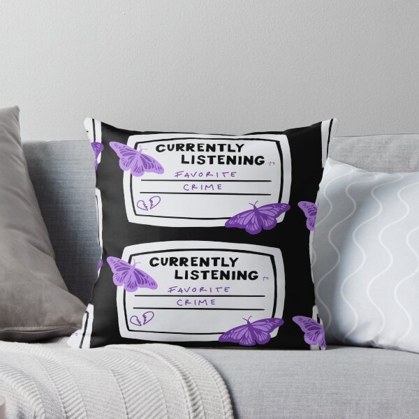 Item preview, Currently Listening to Favorite Crime Composition Notebook Sticker designed and sold by notastranger.