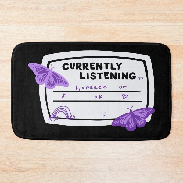 Item preview, Currently Listening to Hope Ur Ok Composition Notebook Sticker designed and sold by notastranger.