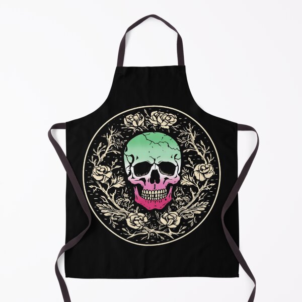 Item preview, Goth Skull and Roses Abrosexual Pride Flag, Subtle Gothic Skull Abrosexual Design  designed and sold by Travelslightly.
