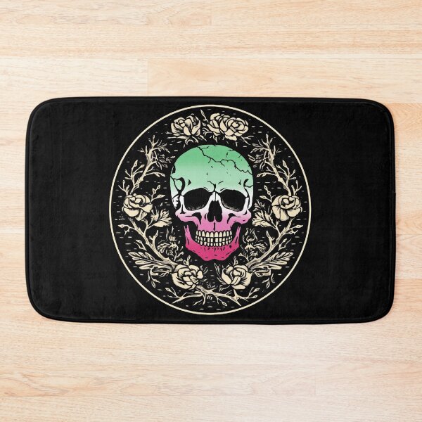 Item preview, Goth Skull and Roses Abrosexual Pride Flag, Subtle Gothic Skull Abrosexual Design  designed and sold by Travelslightly.