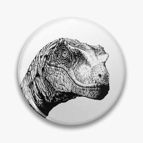 Item preview, Realistic Raptor Line Art Drawing designed and sold by FunHelium.