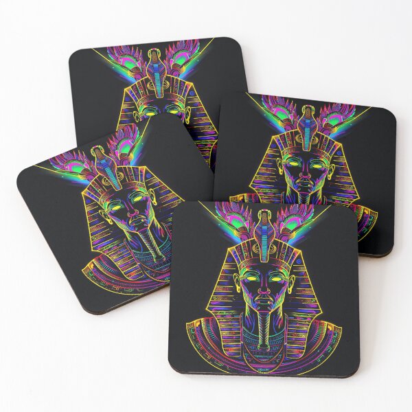 Item preview, Egyptian Pharaoh Neon Art 3 designed and sold by AstroRisq.