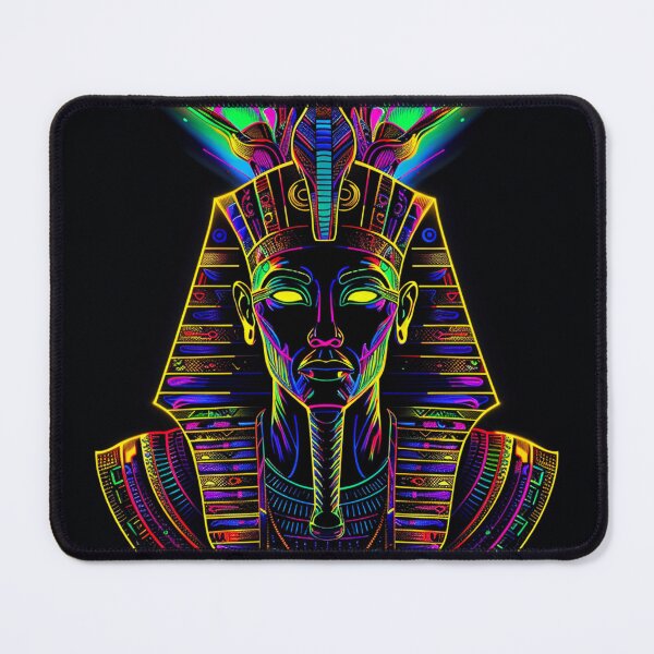 Item preview, Egyptian Pharaoh Neon Art 3 designed and sold by AstroRisq.