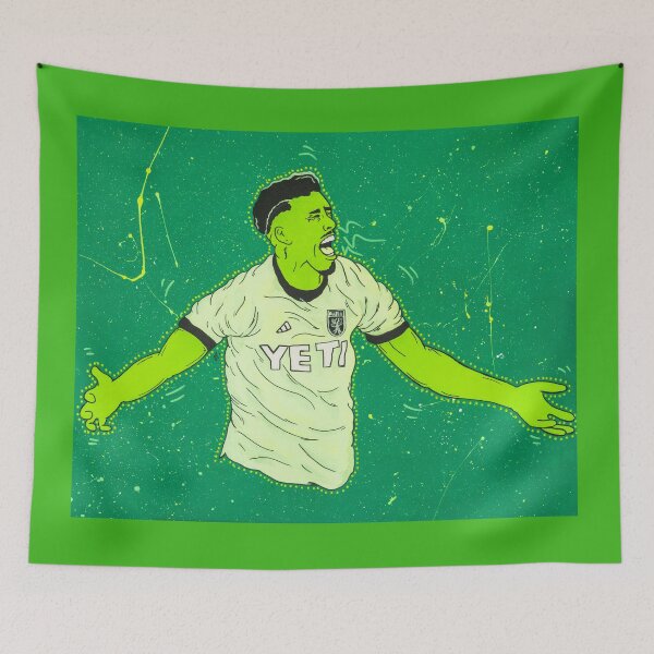 Item preview, Julio Cascante Austin FC designed and sold by Art-by-Lark.