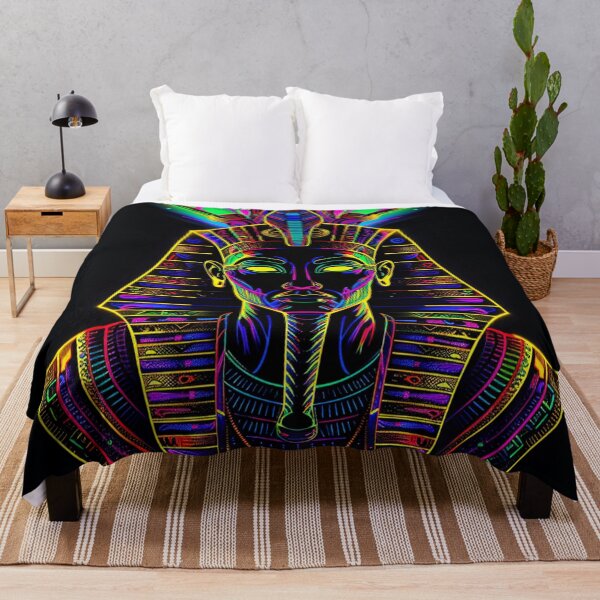 Item preview, Egyptian Pharaoh Neon Art 3 designed and sold by AstroRisq.