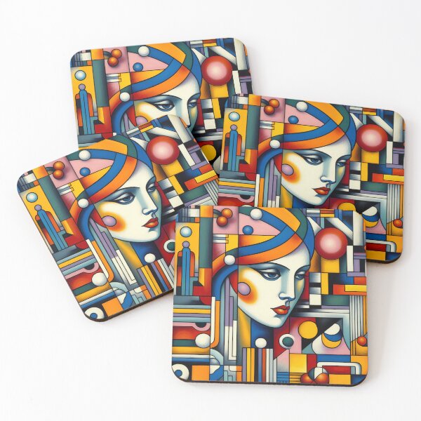 Item preview, Worldly Woman Bauhaus Modern  designed and sold by Mermaid's Whimsy.