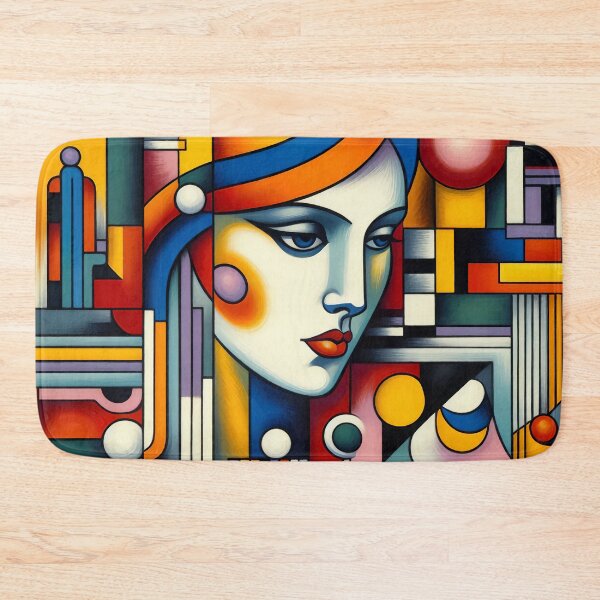 Item preview, Worldly Woman Bauhaus Modern  designed and sold by Mermaid's Whimsy.