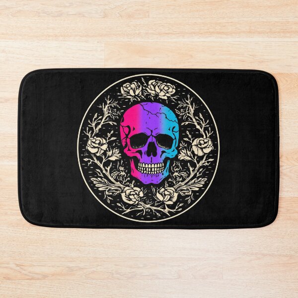 Item preview, Goth Skull and Roses Androgynous Pride Flag, Subtle Gothic Skull Androgynous Design  designed and sold by Travelslightly.