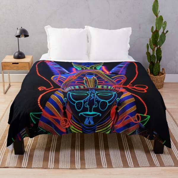 Item preview, Egyptian Pharaoh Neon Art 4 designed and sold by AstroRisq.