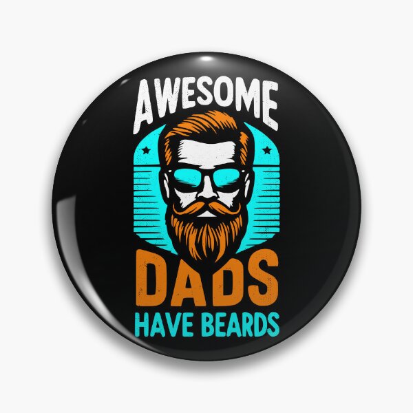 Item preview, Awesome Dads Have Beards - Cool Fathers Day Birthday designed and sold by Urban-Alien.