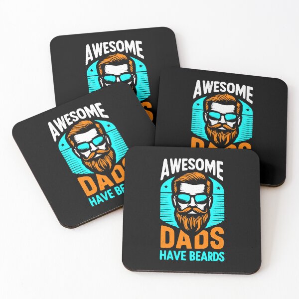 Item preview, Awesome Dads Have Beards - Cool Fathers Day Birthday designed and sold by Urban-Alien.