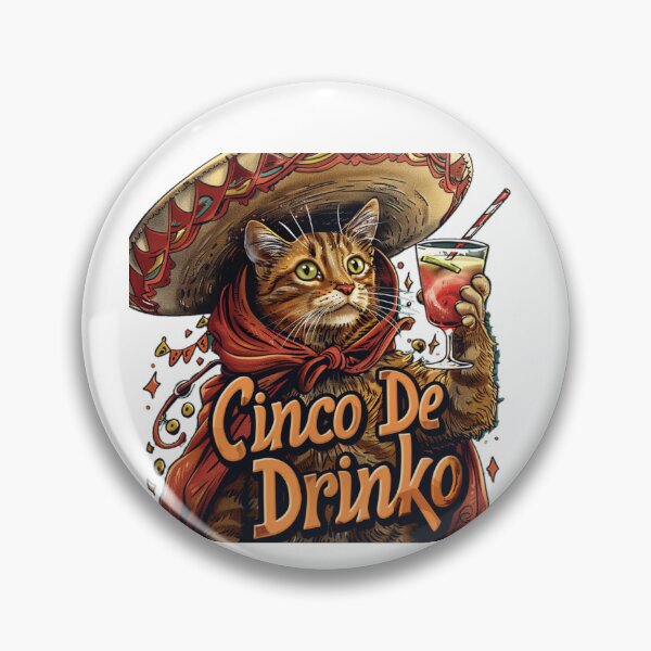 Item preview, Fiesta Feline - Cinco De Drinko designed and sold by SpendieSellers.