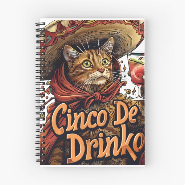 Item preview, Fiesta Feline - Cinco De Drinko designed and sold by SpendieSellers.