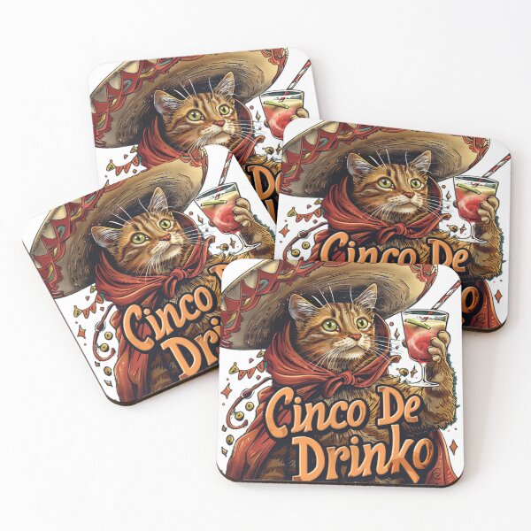 Item preview, Fiesta Feline - Cinco De Drinko designed and sold by SpendieSellers.