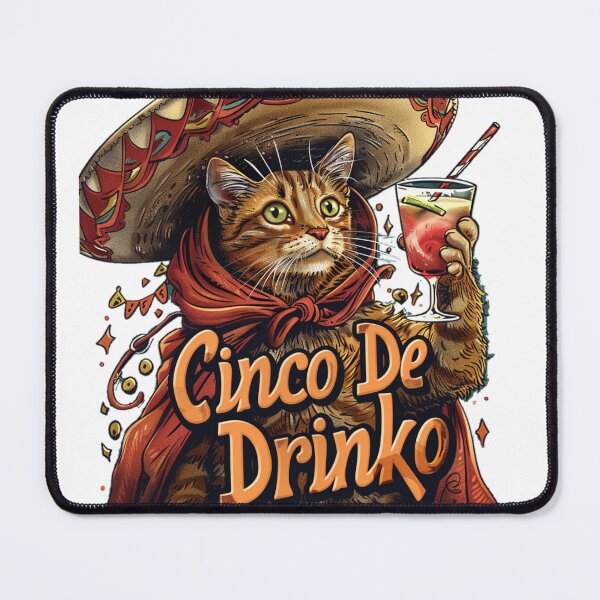 Item preview, Fiesta Feline - Cinco De Drinko designed and sold by SpendieSellers.