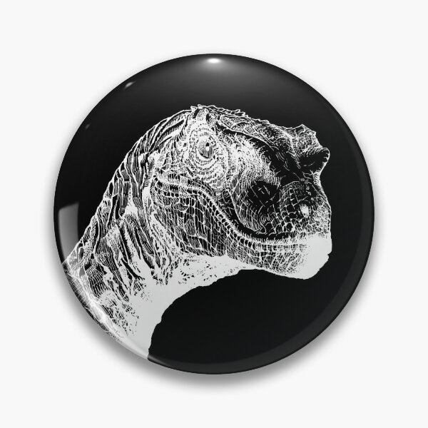 Item preview, Realistic Raptor Line Art White designed and sold by FunHelium.