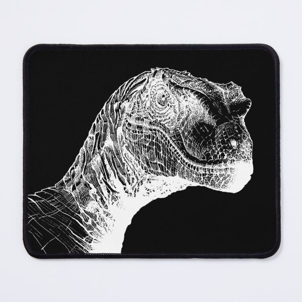 Item preview, Realistic Raptor Line Art White designed and sold by FunHelium.
