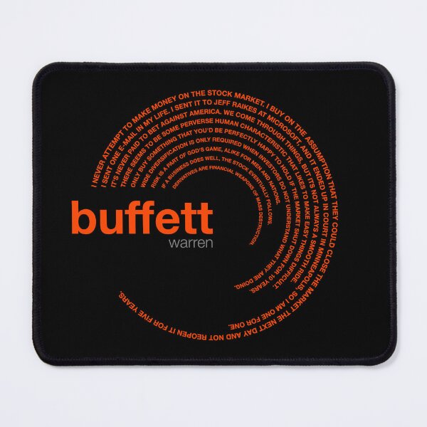 Item preview, Warren Buffett famous quotes poster [orangered] designed and sold by CMYKStudio.