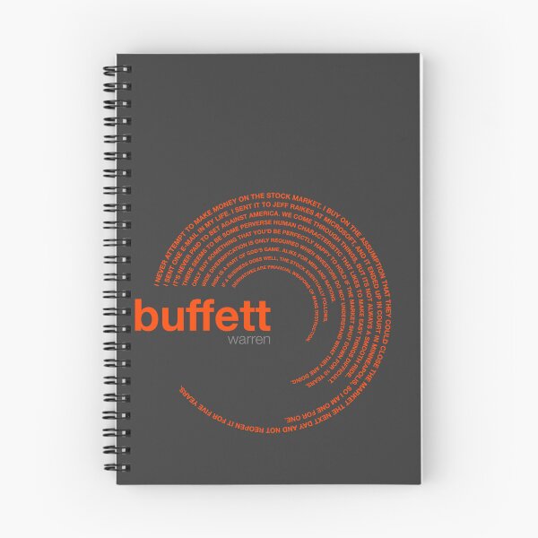 Item preview, Warren Buffett famous quotes poster [orangered] designed and sold by CMYKStudio.