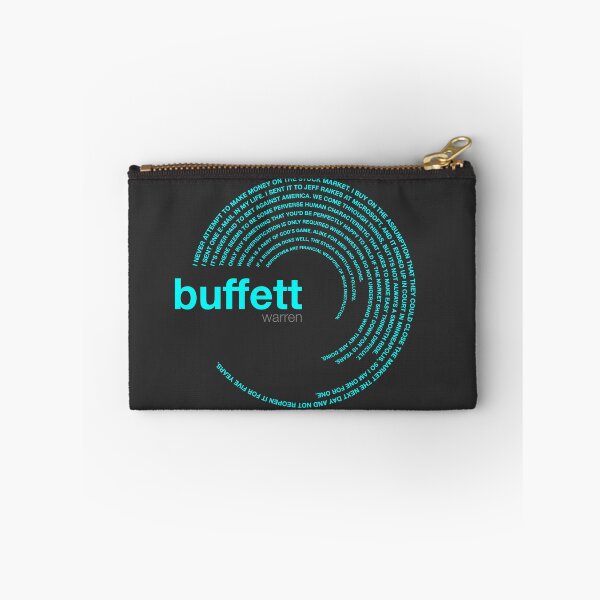 Item preview, Warren Buffett famous quotes poster [aqua] designed and sold by CMYKStudio.