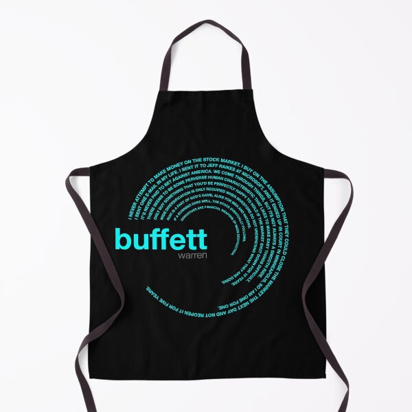 Item preview, Warren Buffett famous quotes poster [aqua] designed and sold by CMYKStudio.
