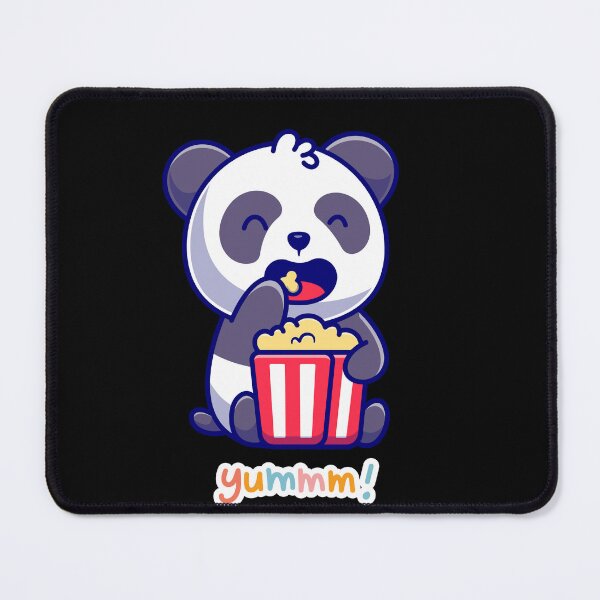 Item preview, Cartoon Panda eating Popcorn designed and sold by Kaidynz.