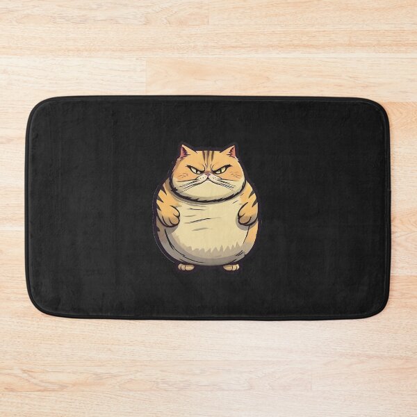 Item preview, Cute chubby fat cat designed and sold by thesnakeater.