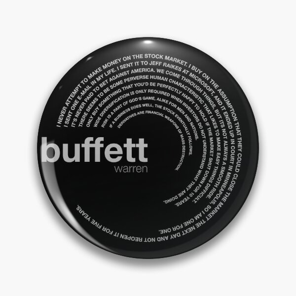 Item preview, Warren Buffett famous quotes poster [silver] designed and sold by CMYKStudio.