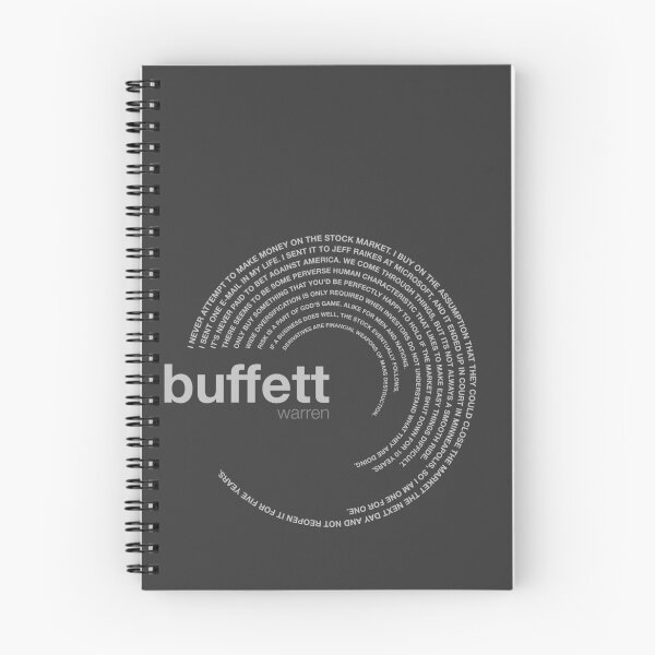 Item preview, Warren Buffett famous quotes poster [silver] designed and sold by CMYKStudio.