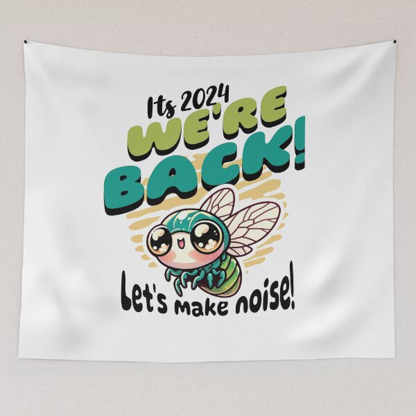 Item preview, Cicada - Were Back designed and sold by WanderWildlyCo.