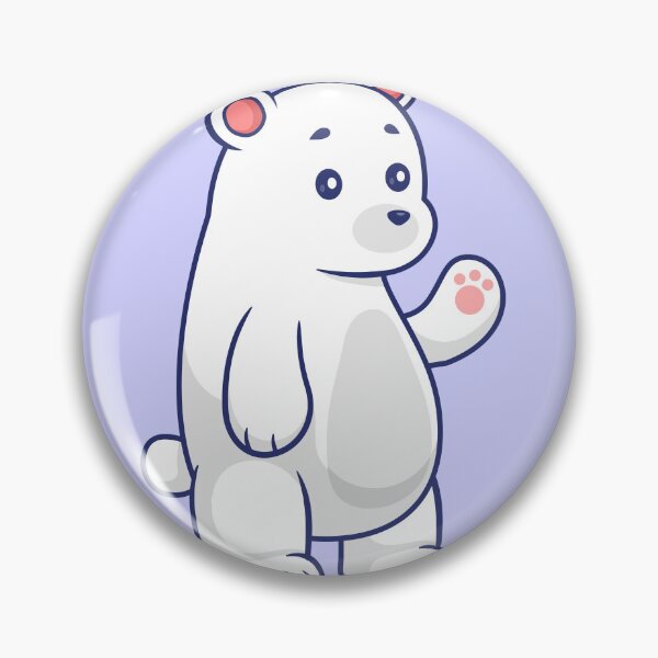 Item preview, "Arctic Explorer: Cute Cartoon Polar Bear Vector Icon" designed and sold by hjian8219.