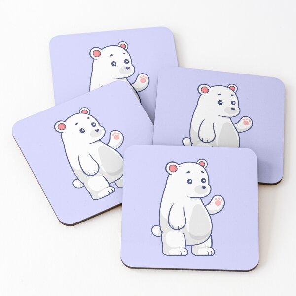 Item preview, "Arctic Explorer: Cute Cartoon Polar Bear Vector Icon" designed and sold by hjian8219.