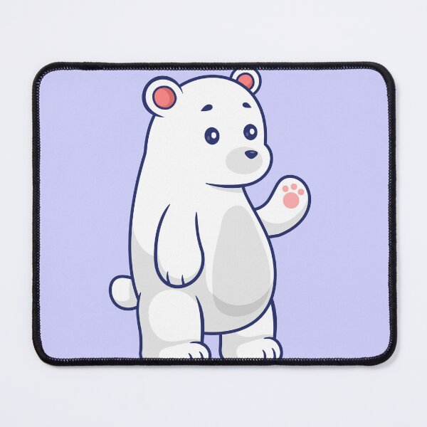 Item preview, "Arctic Explorer: Cute Cartoon Polar Bear Vector Icon" designed and sold by hjian8219.