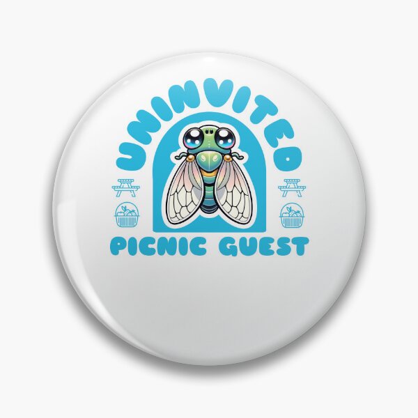 Item preview, Cicada - Uninvited Picnic Guest designed and sold by WanderWildlyCo.
