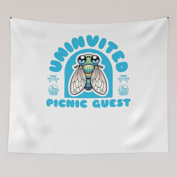 Item preview, Cicada - Uninvited Picnic Guest designed and sold by WanderWildlyCo.