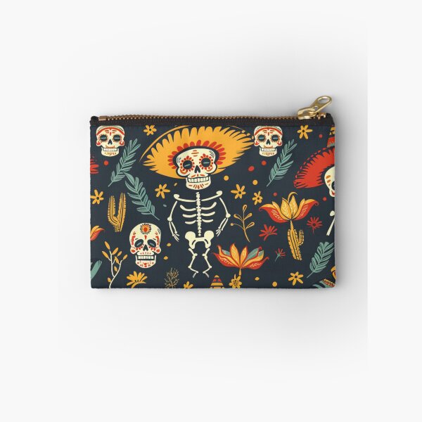 Item preview, Calaveras de Fiesta - Seamless Cinco Pattern designed and sold by SpendieSellers.