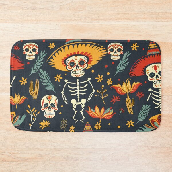 Item preview, Calaveras de Fiesta - Seamless Cinco Pattern designed and sold by SpendieSellers.