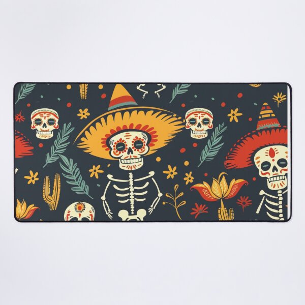 Item preview, Calaveras de Fiesta - Seamless Cinco Pattern designed and sold by SpendieSellers.