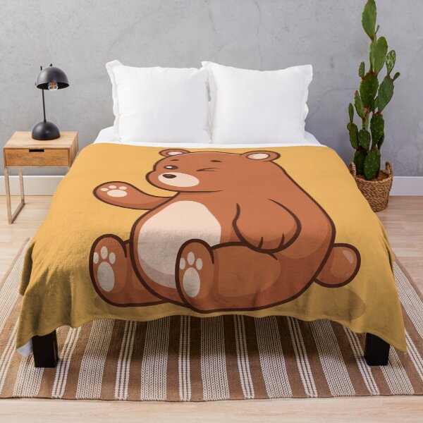 Item preview, Sitting Bear: Cute Cartoon Vector Icon" designed and sold by hjian8219.