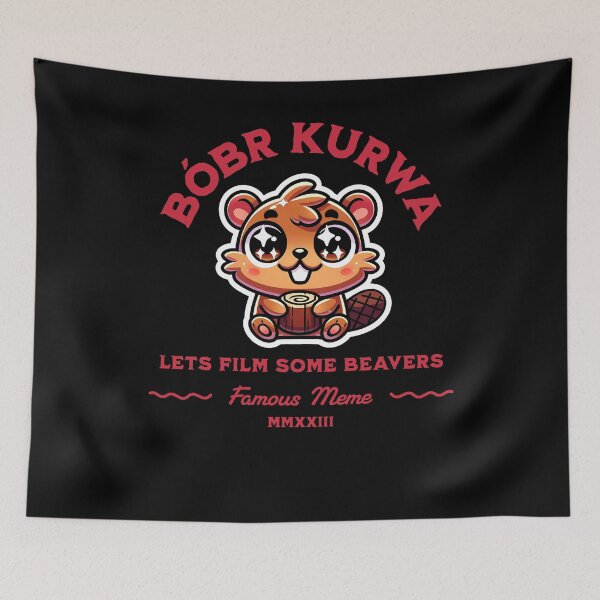 Item preview, Bobr Kurwa Kawaii designed and sold by WanderWildlyCo.