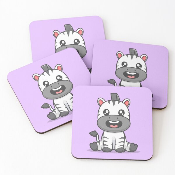 Item preview, pony Zebra: Cute Cartoon Zebra Vector Icon designed and sold by hjian8219.