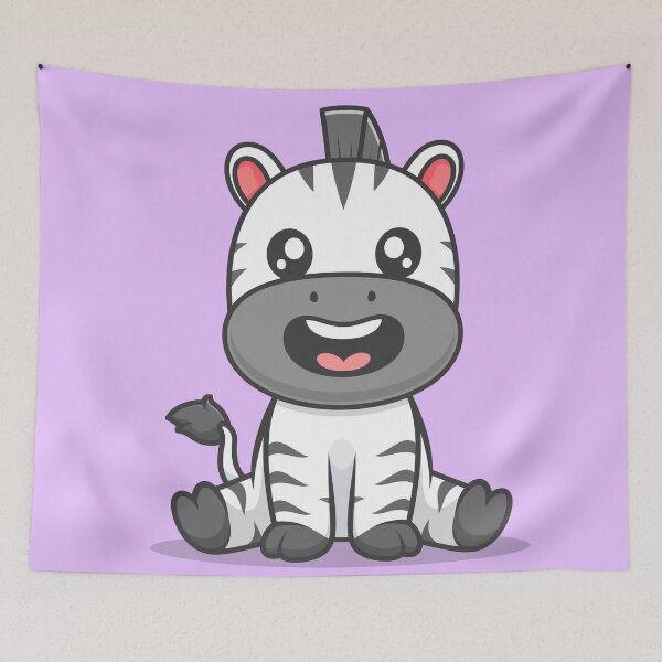 Item preview, pony Zebra: Icono de Vector de cebra de dibujos animados lindo designed and sold by hjian8219.