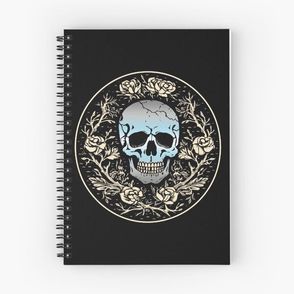 Item preview, Goth Skull and Roses Demiboy Pride Flag, Subtle Gothic Skull Demiboy Design  designed and sold by Travelslightly.