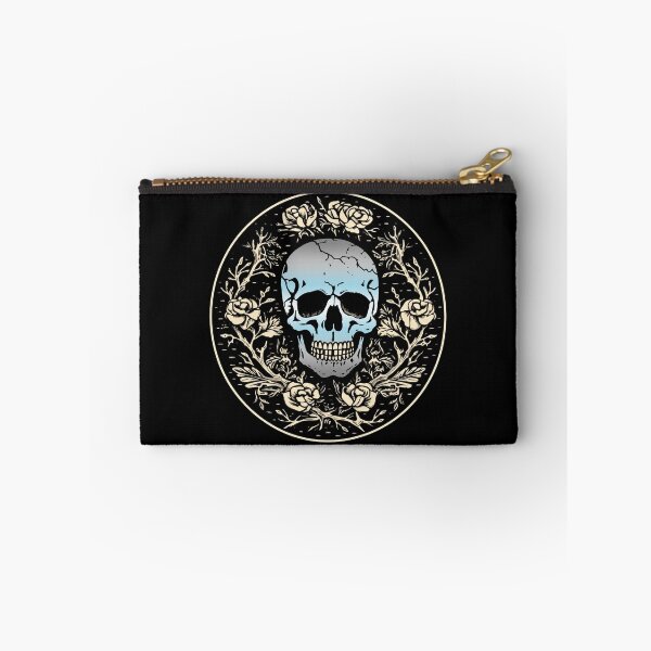 Item preview, Goth Skull and Roses Demiboy Pride Flag, Subtle Gothic Skull Demiboy Design  designed and sold by Travelslightly.