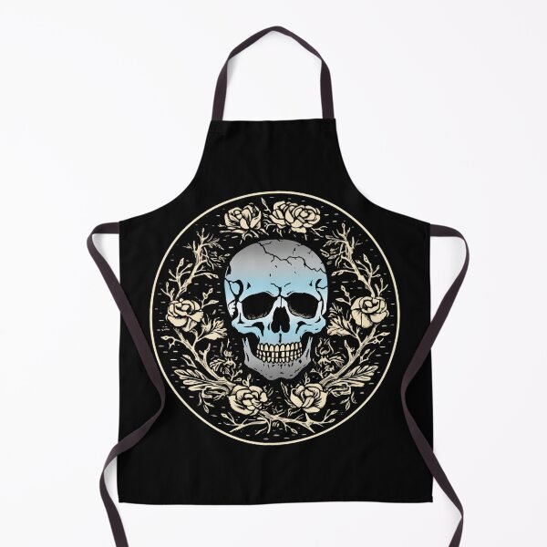 Item preview, Goth Skull and Roses Demiboy Pride Flag, Subtle Gothic Skull Demiboy Design  designed and sold by Travelslightly.