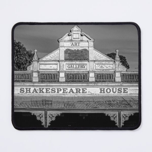 Item preview, Shakespeare House Art Gallery Building Facade Black and White - Maldon, Victoria, Australia designed and sold by Steven Jodoin.