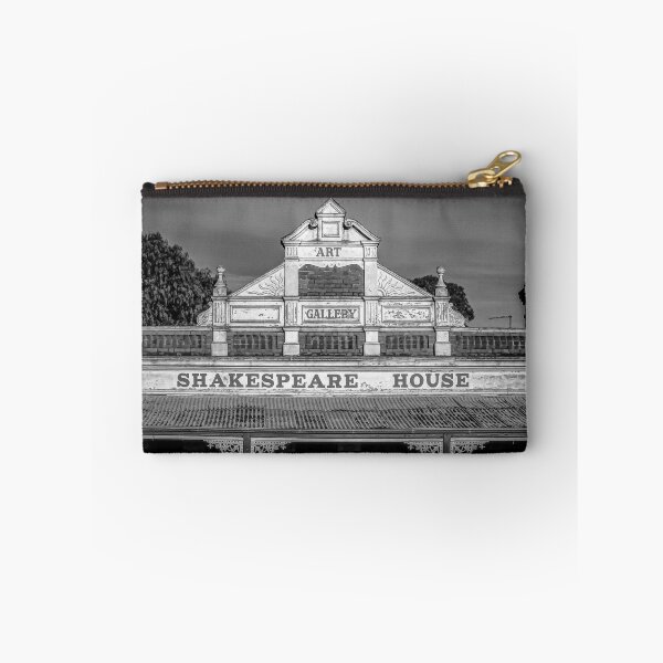 Item preview, Shakespeare House Art Gallery Building Facade Black and White - Maldon, Victoria, Australia designed and sold by Steven Jodoin.