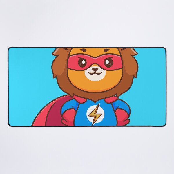 Item preview, "Lionhearted Hero: Cute Cartoon Lion Vector Icon" designed and sold by hjian8219.